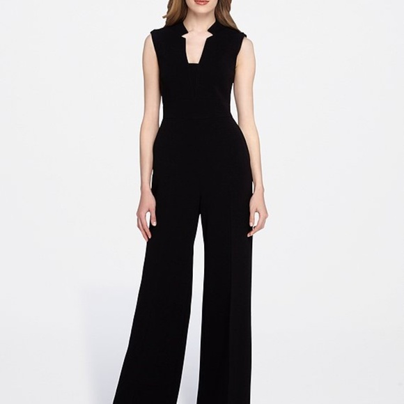 Tahari Pants - Tahari Jumpsuit Navy Blue